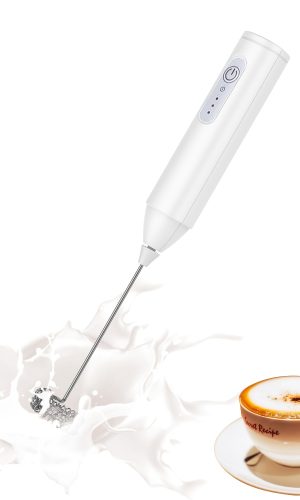 휴대용 밀크 거품기 USB 충전식 핸드헬드 미니 전동 밀크 프로더 & 에그 비터