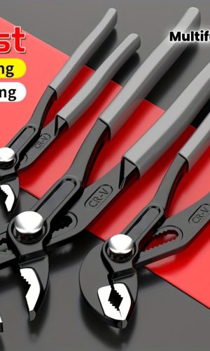 다기능 워터 펌프 1pc 프로페셔널 다기능 워터 펌프 & 렌치 크롬 바나듐 스틸 산업용 빅 마우스 플라이어 멀티툴