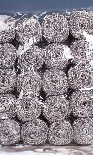 업소용 스테인리스 구리 니켈 섬유 수세미 고강도 헤비 듀티 세척 패드