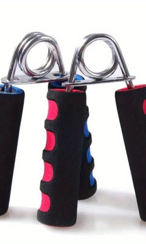 스프링 핸드 그립 손가락 근력 트레이너 스펀지 손잡이 파워 운동기구