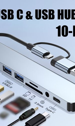 8-in-2 멀티 기능 허브 원활한 멀티 포트 협업 지원