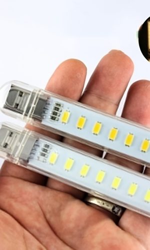 에너지 절약 LED 라이트 휴대용 고효율 USB LED 나이트 라이트 데스크 램프 화이트·웜 글로우