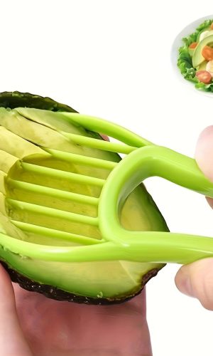 2in1 아보카도 슬라이서 & 씨 제거기 다용도 주방 가젯 사용 간편 내구성 폴리프로필렌 소재